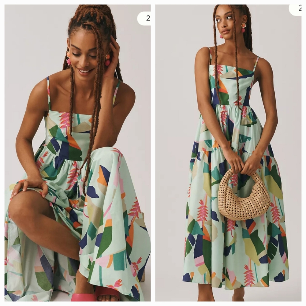 Farm Rio x Anthropologie Tie Back Dress